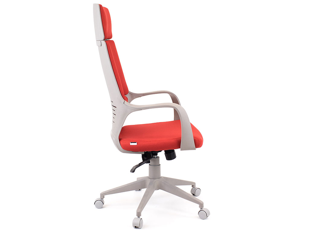 Офисное кресло Trio Grey (ткань красная)